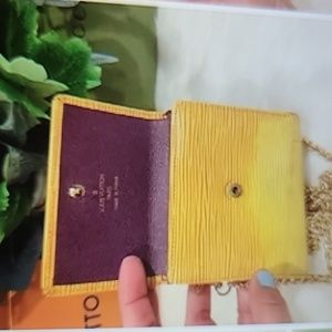 Modified Louis Vuitton Epi Porte Friulle Elise Gold Trifold wallet